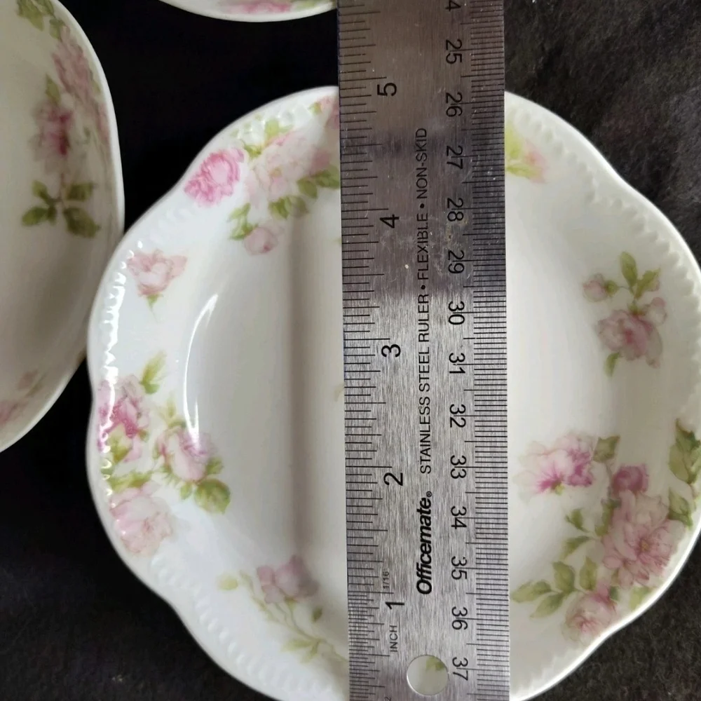 Early 1900's Antique Haviland Limoges, France, Set Of 3 Fruit/Dessert Plates